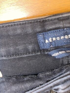 Aeropostale Women's Black Slim High-Rise Jeans